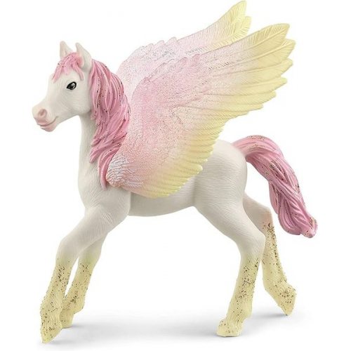 Schleich 70721 - Bayala, Pegasus Fohlen, Pferd, Tierfigur, Höhe: 8,5 cm