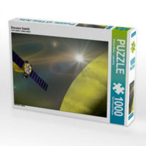 Einsamer Satellit 1000 Teile Puzzle quer von Stefanie Winkler - cglightNing