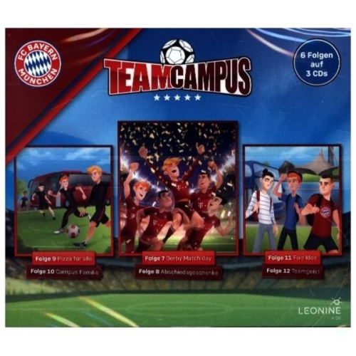 FC Bayern - Team Campus (Fußball) Hörspielbox. Box.2, 3 Audio-CD