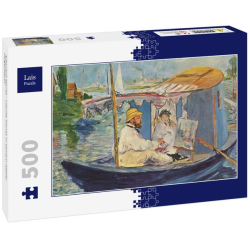 Lais Puzzle Edouard Manet - Claude Monet in seinem Atelier (Argenteuil) 500 Teile