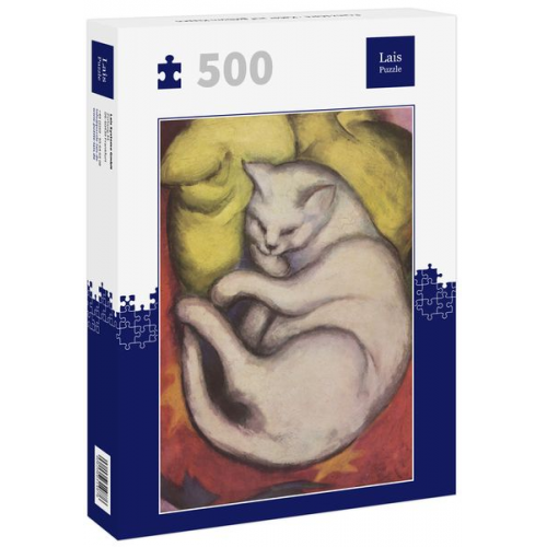 Lais Puzzle Franz Marc - Kater auf gelbem Kissen 500 Teile