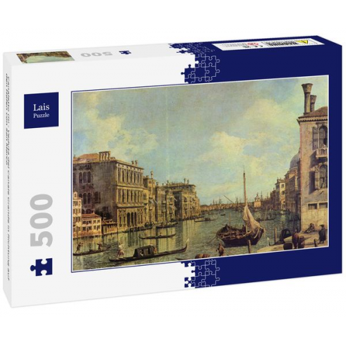 Lais Puzzle Canaletto (II) - Veduta del Canale Grande in Richtung auf den Hafen von San Marco 500 Teile