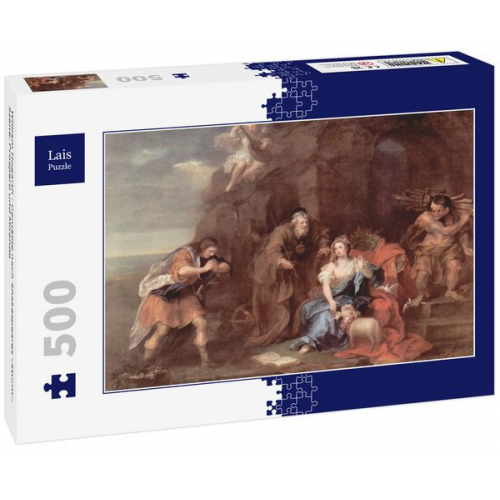 Lais Puzzle William Hogarth - Gemälde nach Shakespeares »Sturm«, Szene: Prospero und Miranda 500 Teile