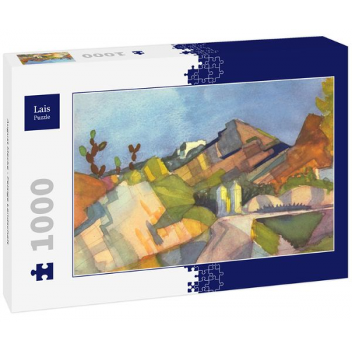 Lais Puzzle August Macke - Felsige Landschaft 1000 Teile