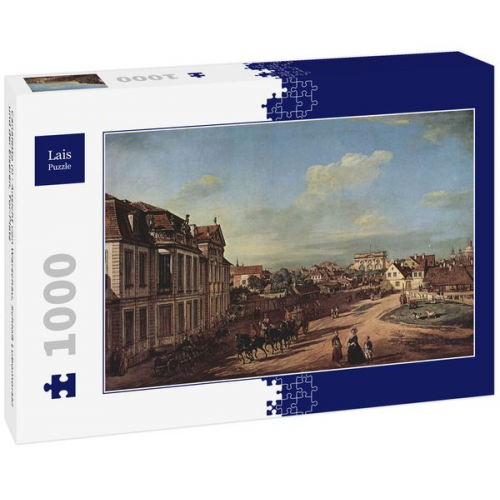 Lais Puzzle Canaletto (I) - Ansicht von Warschau, Schloß Lubomorski und der Eiseren, Tor-Platz 1000 Teile