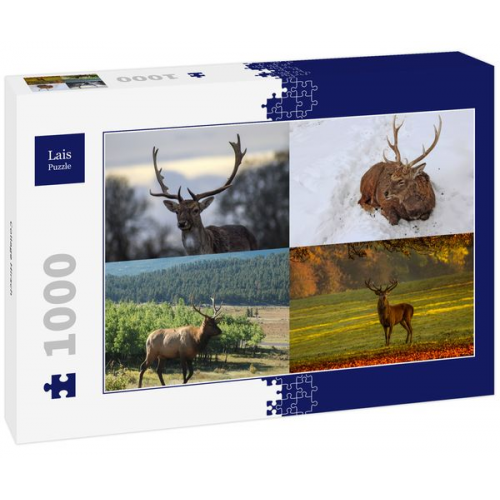 Lais Puzzle Collage Hirsch 1000 Teile