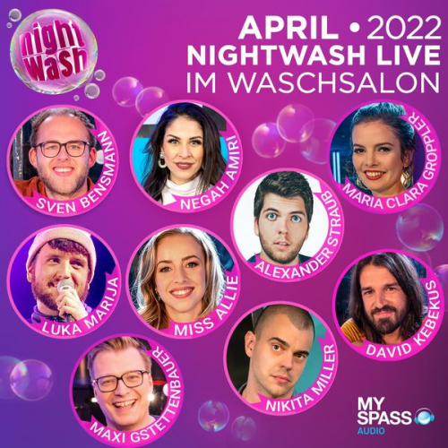 Negah Amiri Sven Bensmann Maria Clara Groppler Maxi Gstettenbauer Miss Allie - NightWash Live, April 2022