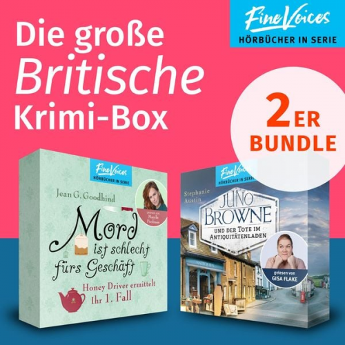 Jean G. Goodhind Stephanie Austin - Die große Britische Krimi-Box