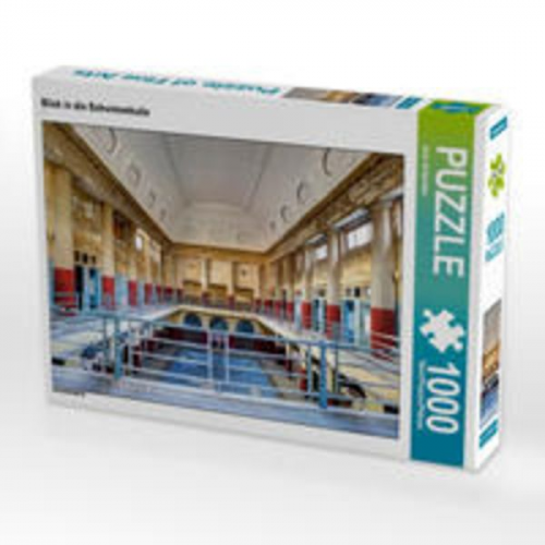 CALVENDO Puzzle Blick in die Schwimmhalle 1000 Teile Lege-Größe 64 x 48 cm Foto-Puzzle Bild von Jens Schneider