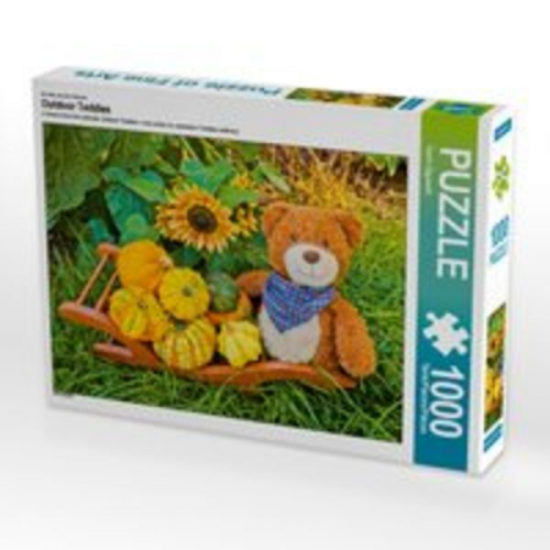 CALVENDO Puzzle Outdoor Teddies 1000 Teile Lege-Größe 64 x 48 cm Foto-Puzzle Bild von Karin Sigwarth