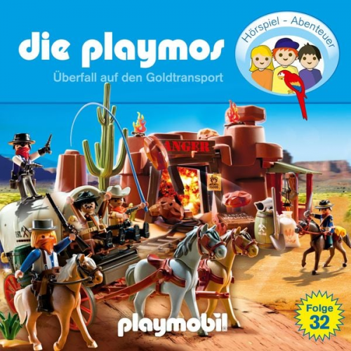 David Bredel Florian Fickel - Die Playmos - Das Original Playmobil Hörspiel, Folge 32: Überfall auf den Goldtransport