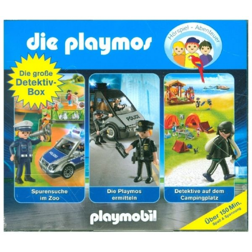 Die Playmos - Das Original Playmobil Hörspiel: Die große Detektiv-Box