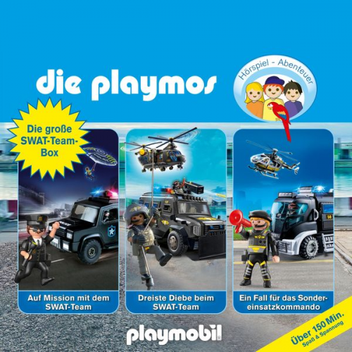 David Bredel Simon X. Rost Florian Fickel Christoph Dittert - Die Playmos - Das Original Playmobil Hörspiel, Die große SWAT-Team-Box, Folgen 68, 78, 85