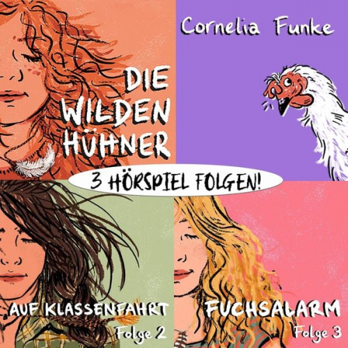 Cornelia Funke - Die Wilden Hühner - Folgen 1-3 (Nur bei uns!)