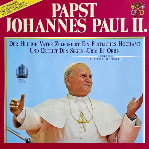 Papst Johannes Paul II. - Papst Johannes Paul II. - Der heilige Vater zelebriert ein festliches Hochamt