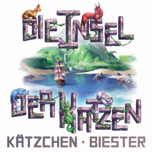 Asmodee SKED0009 - Die Insel der Katzen, Kätzchen und Biester, Erweiterung