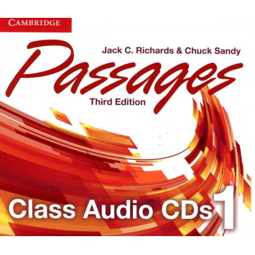 Jack C. Richards Chuck Sandy - Passages Level 1 Class Audio CDs (3)