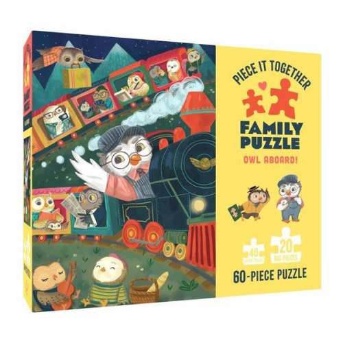 Piece It Together Family Puzzle: Owl Aboard!