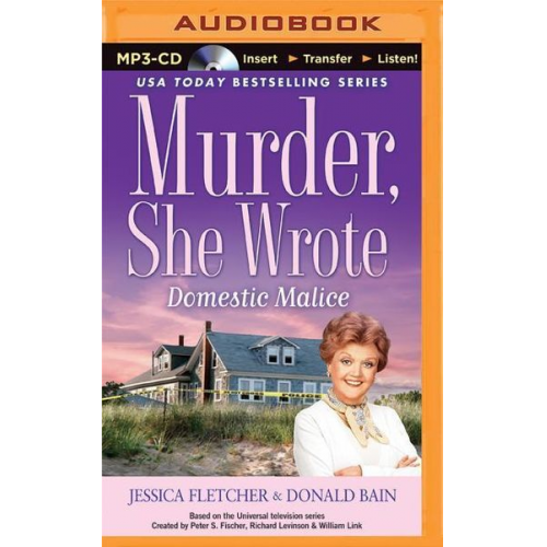 Jessica Fletcher Donald Bain - Murder, She Wrote: Domestic Malice