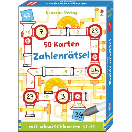 50 Karten: Zahlenrätsel