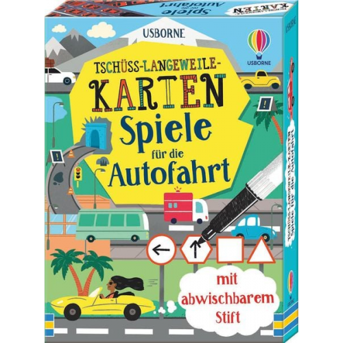 Tschüss-Langeweile-Karten: Spiele für die Autofahrt