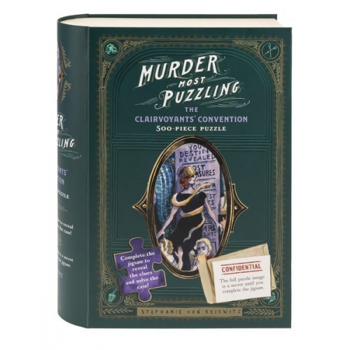 Murder Most Puzzling: The Clairvoyants' Convention 500-Piece Puzzle