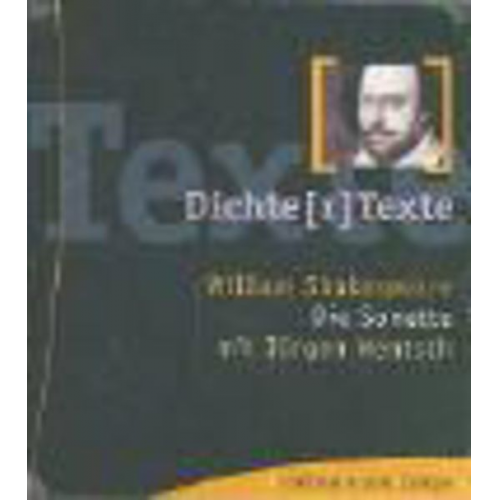 William Shakespeare - Die Sonette - The Sonnets. 2 CDs