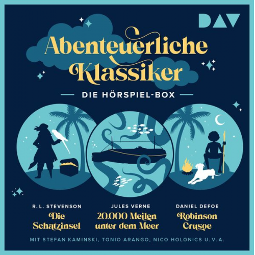 Jules Verne Robert Louis Stevenson Daniel Defoe - Abenteuerliche Klassiker – Die Hörspiel-Box. Die Schatzinsel, 20.000 Meilen unter dem Meer, Robinson Crusoe