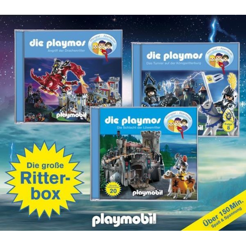 Simon X. Rost - Die Playmos - Das Original Playmobil Hörspiel, Die große Ritter-Box: Folgen 2, 8, 20