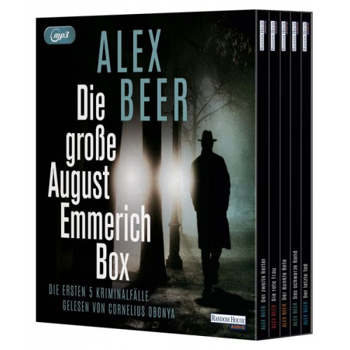 Alex Beer - Die große August Emmerich Box - Der zweite Reiter - Die rote Frau - Der dunkle Bote - Das schwarze Band - Der letzte Tod