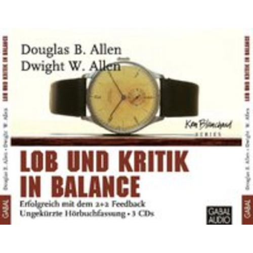 Douglas B. Allen Dwight W. Allen - Lob und Kritik in Balance