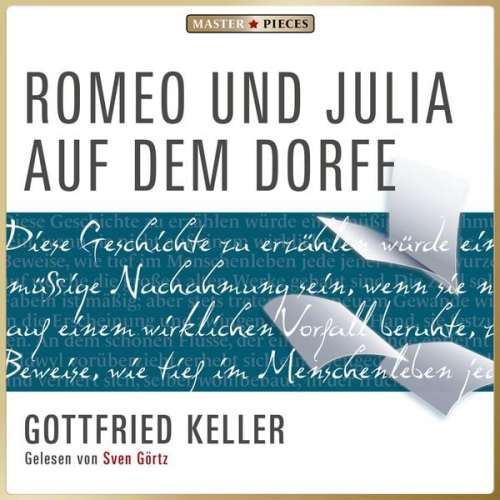 Gottfried Keller - Romeo und Julia auf dem Dorfe