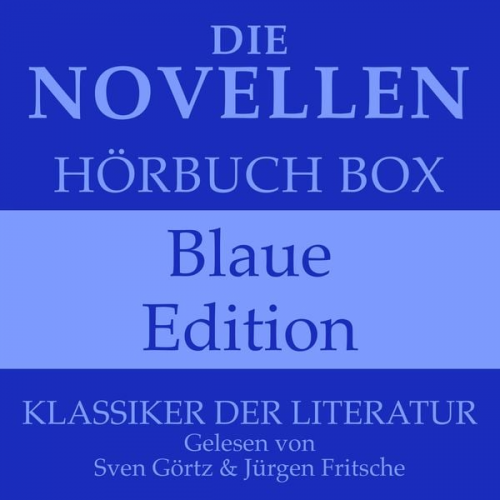 Johann Wolfgang von Goethe Friedrich Schiller Franz Kafka - Die Novellen Hörbuch Box – Blaue Edition