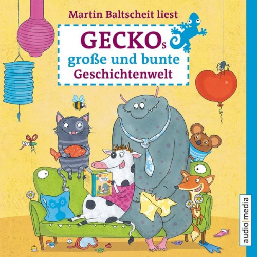 Martin Baltscheit Mascha Greune Bernhard Hagemann Susan Kreller Kilian Leypold - Geckos große und bunte Geschichtenwelt. Von Stink-Wettbewerben, Monstern und Zauberhaaren