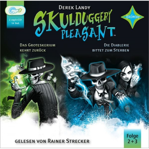 Derek Landy - Skulduggery Pleasant 2 Das Groteskerium schlägt zurück + 3 Die Diablerie bittet zum Sterben