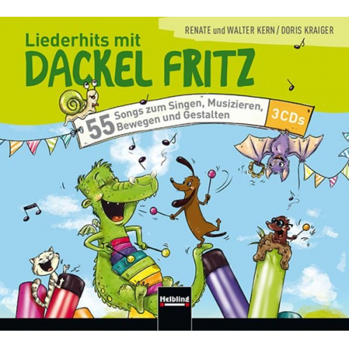 Renate Kern Walter Kern Doris Kraiger - Liederhits mit Dackel Fritz - 3 Audio-CDs