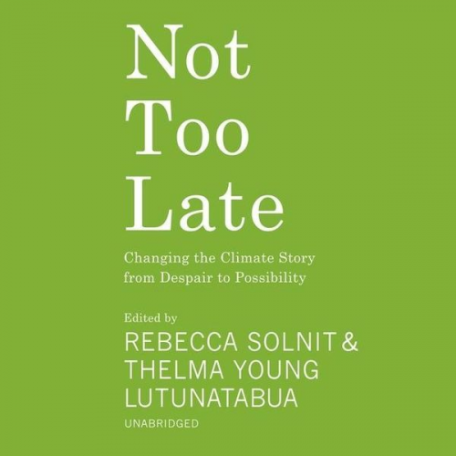 Various Authors - Not Too Late