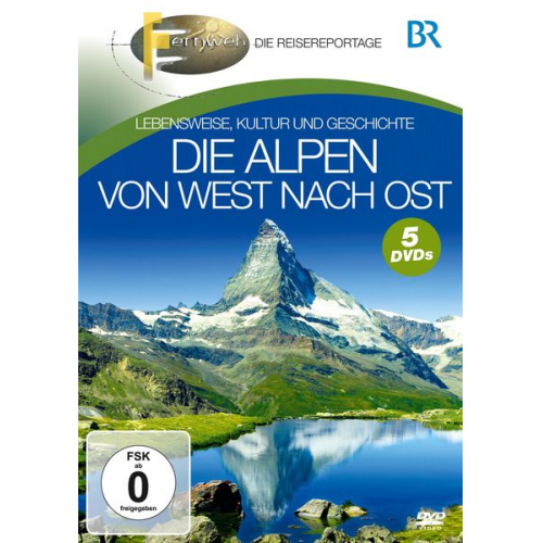 Die Alpen von West nach Ost