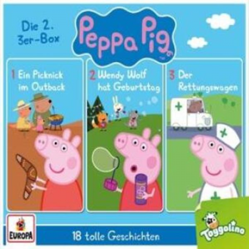 Peppa Pig Hörspiel - 3er Box 02/3 CDs