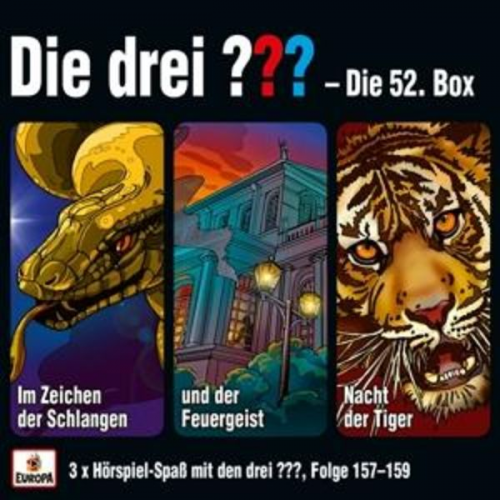 Die drei ??? Box 52. (Folgen 157 - 159)