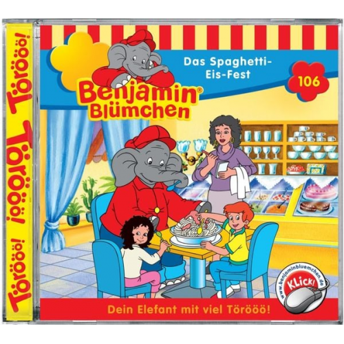 Elfie Donnelly - Benjamin Blümchen 106: Das Spaghetti-Eis-Fest