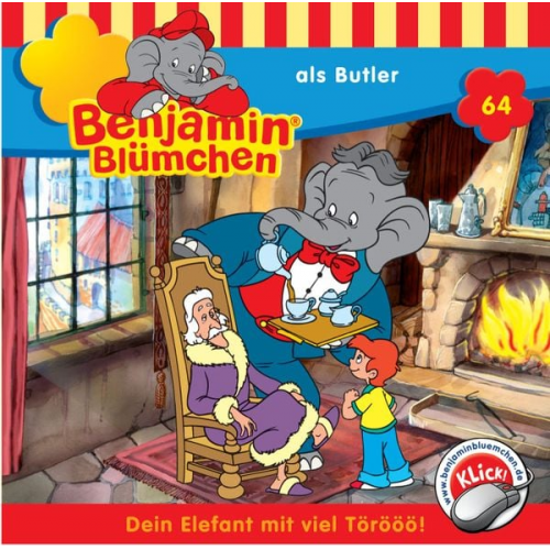 Elfie Donnelly - Benjamin Blümchen 64: ... als Butler