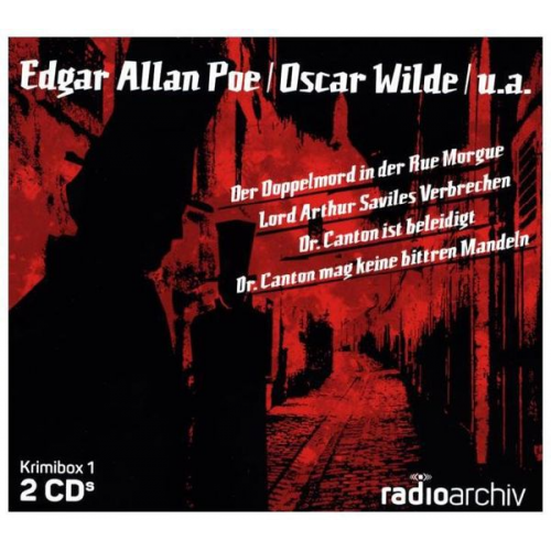 Edgar Allan Poe Oscar Wilde - Poe, E: Krimi-Hörspiel-Box 1/2 CDs