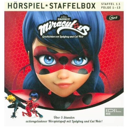 Miraculous-Staffel 1.1,Folge 1-13-HSP Staffelbox