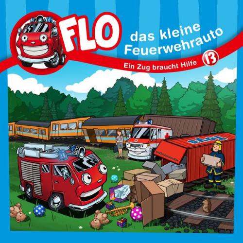 Flo das kleine Feuerwehrauto Christian Mörken - 13: Ein Zug braucht Hilfe