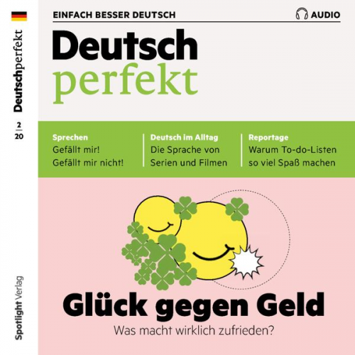 Spotlight Verlag - Deutsch lernen Audio - Glück gegen Geld