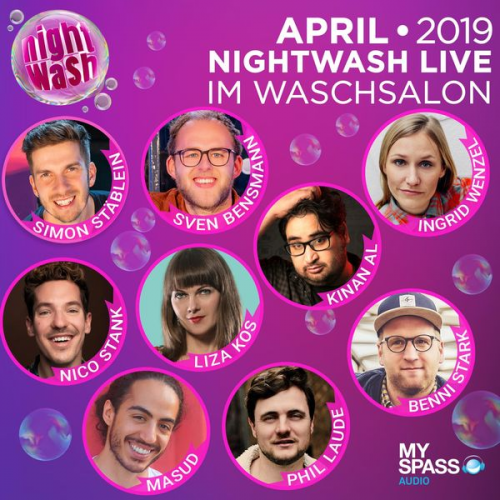 Sven Bensmann Simon Stäblein Nico Stank Kinan Al Ingrid Wenzel - NightWash Live, April 2019