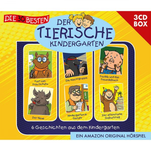 Lukas Hainer - Die 30 besten: Der tierische Kindergarten - 3CD Hörspielbox