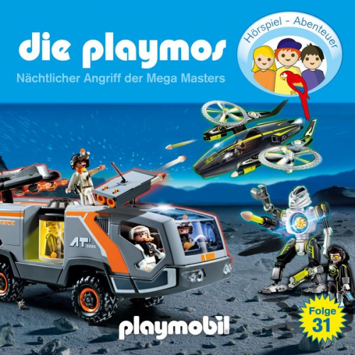 Simon X. Rost Florian Fickel - Die Playmos - Das Original Playmobil Hörspiel, Folge 31: Nächtlicher Angriff der Mega Masters