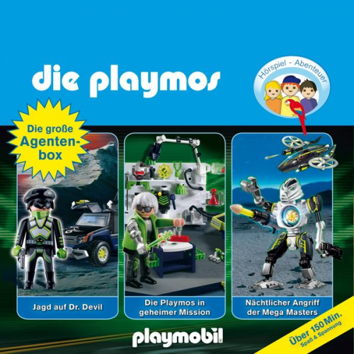 Simon X. Rost Florian Fickel - Die Playmos - Das Original Playmobil Hörspiel, Die große Agenten-Box, Folgen 19, 23, 31